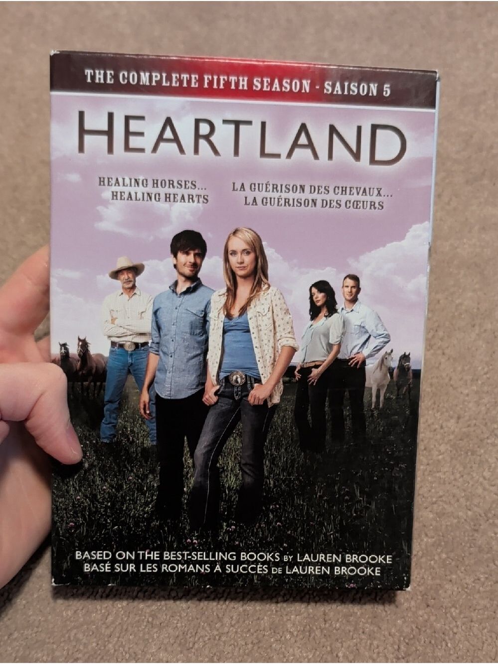 💚 2/$20‎ Heartland The Complete Fifth Season DVD - Pink Lavender Cover